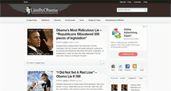 Desktop Screenshot of liesbyobama.com